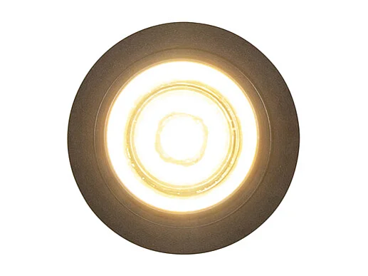 Spot encastré moderne noir rond orientable - Installa