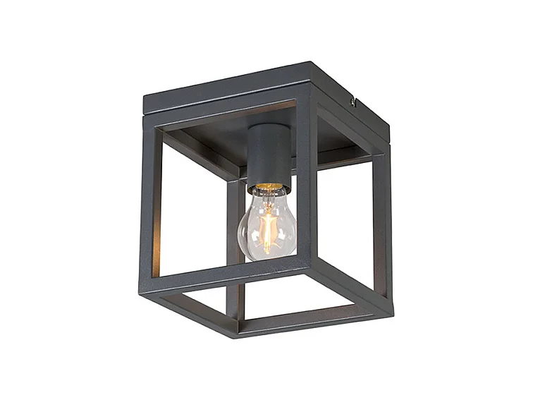 Plafonnier industriel anthracite - Cage 1