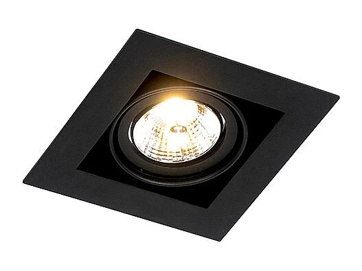 Spot encastré moderne noir orientable - Oneon 70