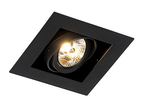 Spot encastré moderne noir orientable - Oneon 70