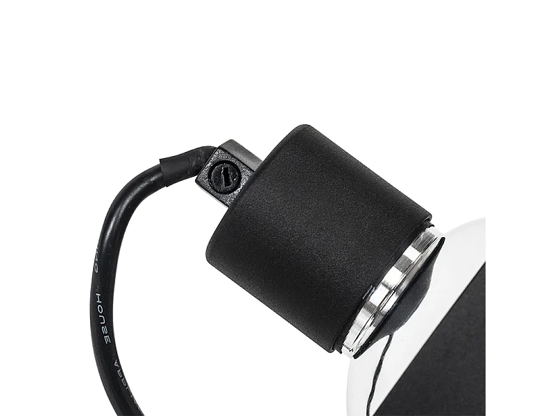 Système sur rail avec 3 spots noirs monophasé - Go