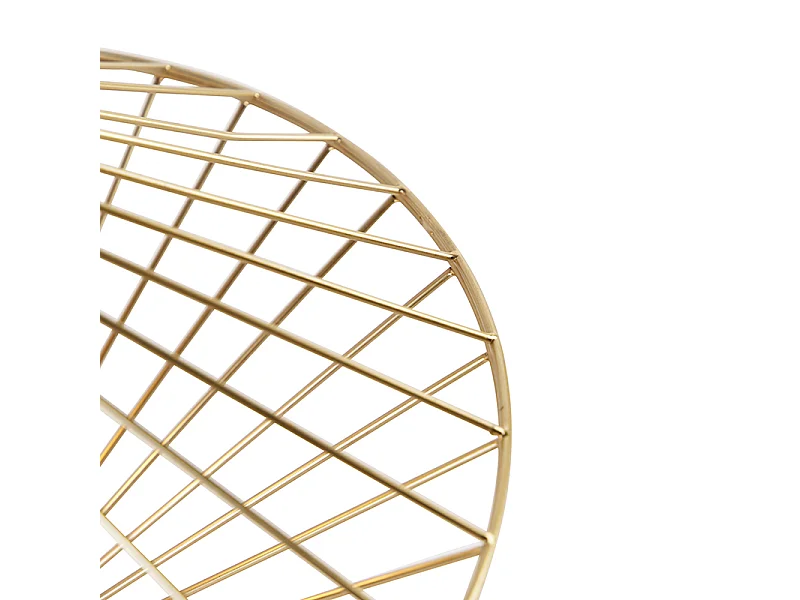 Plafonnier design doré - Zahra