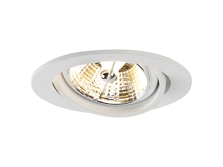 Spot encastré moderne blanc orientable AR70 - Cisco