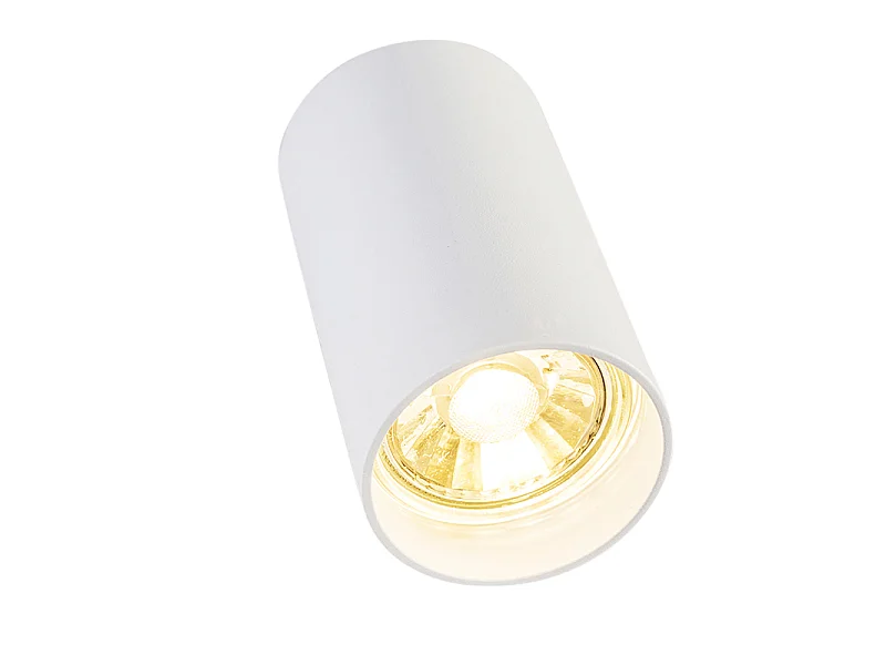 Spot moderne blanc 5,5 cm - Tuba