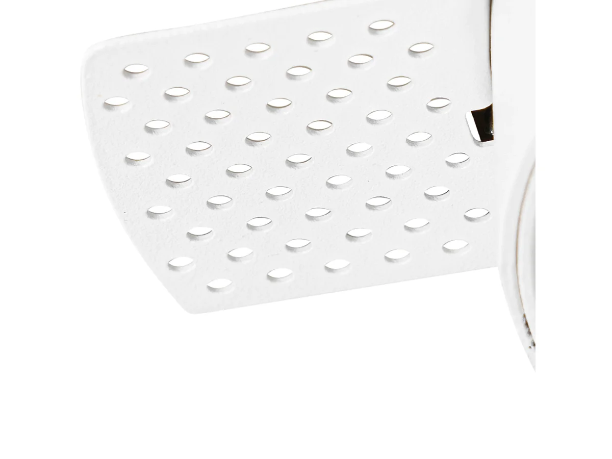 Spot encastré moderne blanc GU10 AR70 rond sans bordure - Oneon