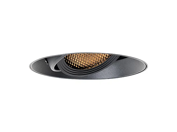 Spot encastré moderne noir GU10 AR70 rond sans bordure - Oneon Honey