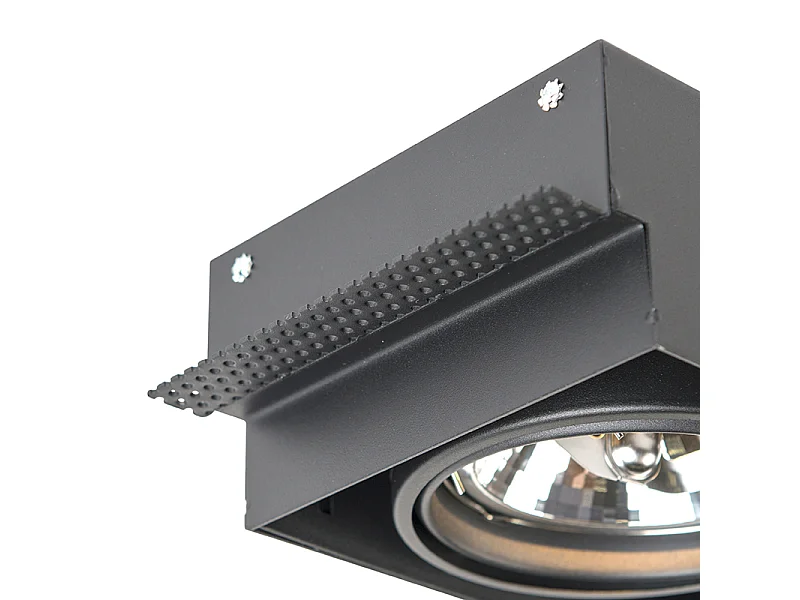 Spot encastré noir orientable et rotatif AR111 - Oneon