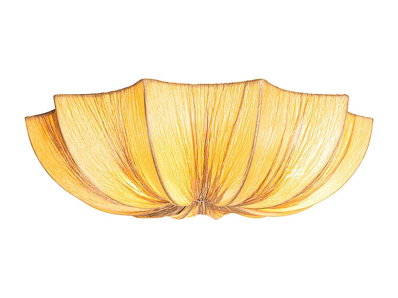 Plafonnier Japandi beige 52 cm 3 lumières - Plu