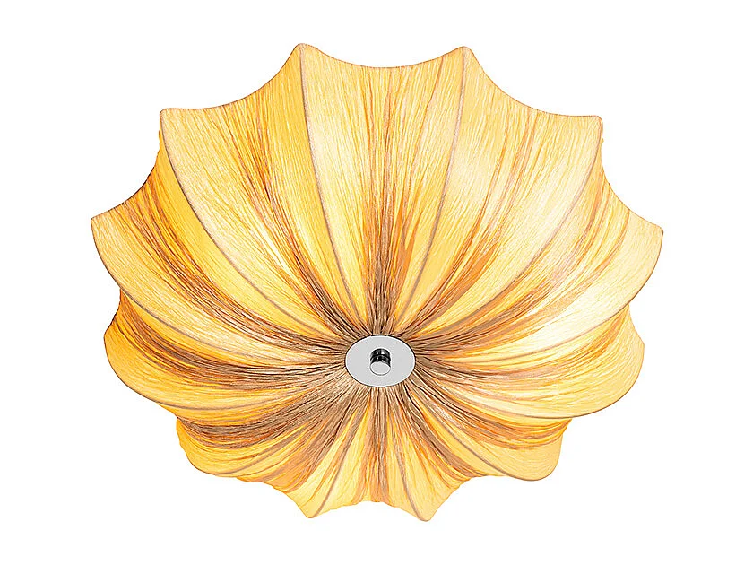 Plafonnier Japandi beige 52 cm 3 lumières - Plu