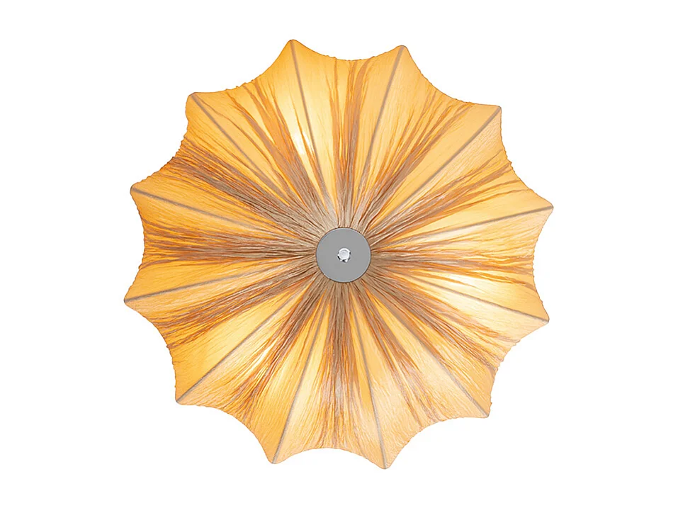 Plafonnier design beige 52 cm 3 lumières - Plu