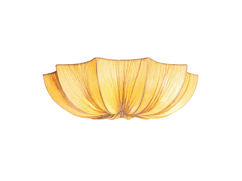 Plafonnier design beige 52 cm 3 lumières - Plu