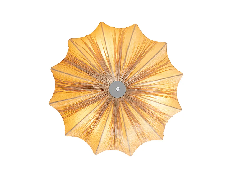 Plafonnier design beige 52 cm 3 lumières - Plu