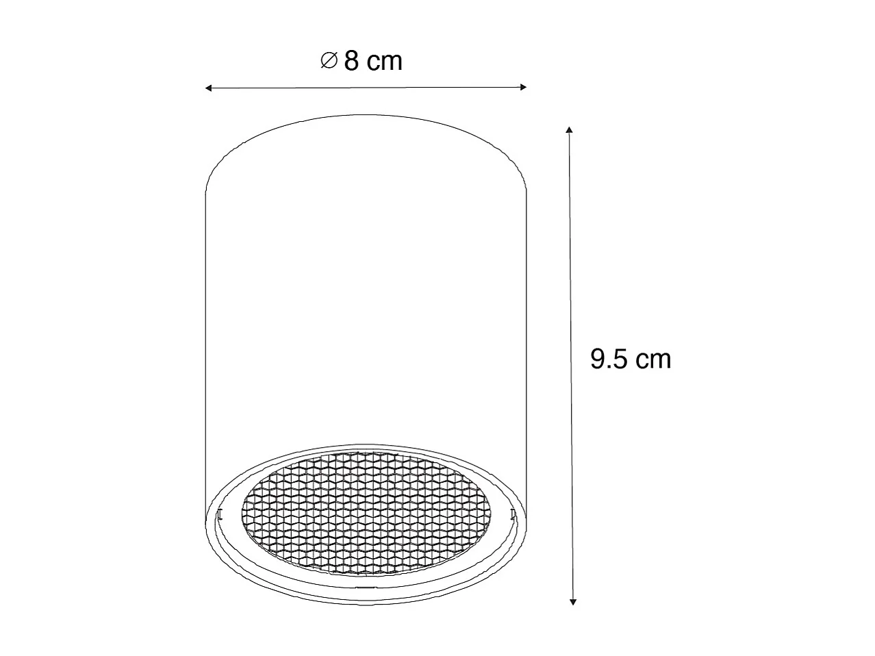 Spot design doré - Tubo Honey
