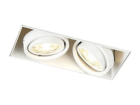 Spot encastrable intelligent blanc sans bordure avec 2 WiFi GU10 - Oneon 2