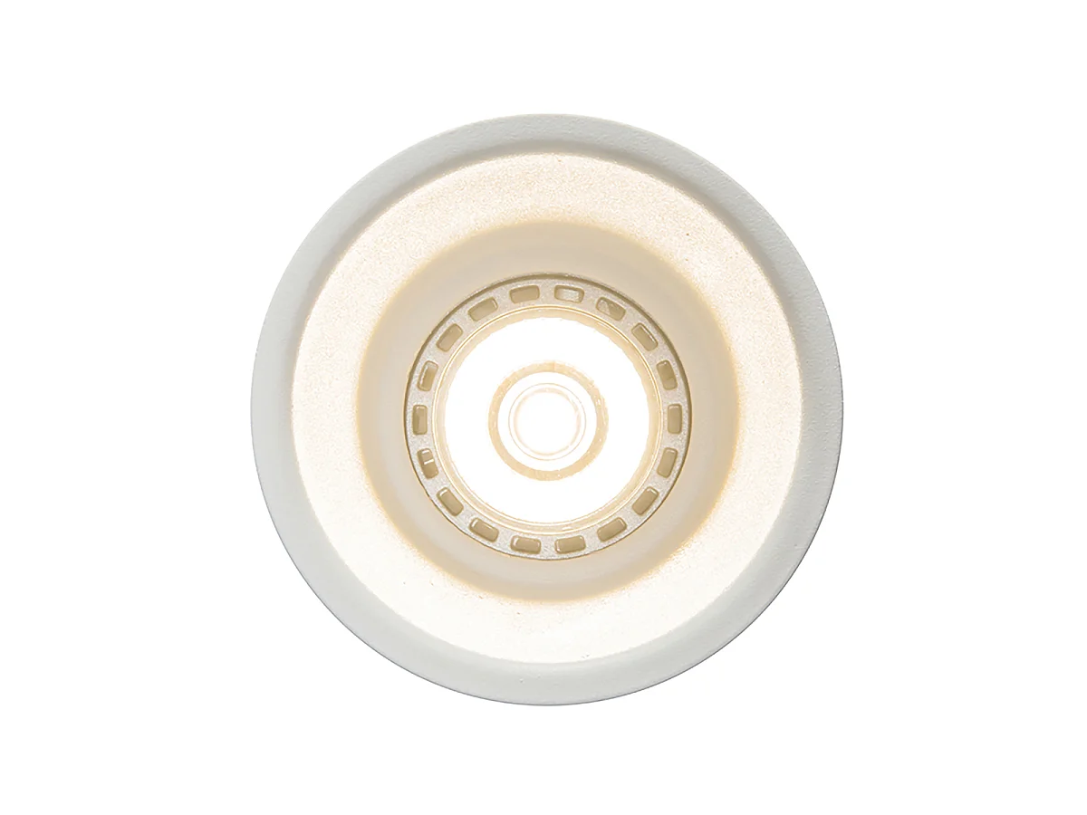 Lot de 6 spots encastrés modernes blancs - Dept