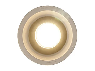 Spot de plafond rond en béton rustique - Deep