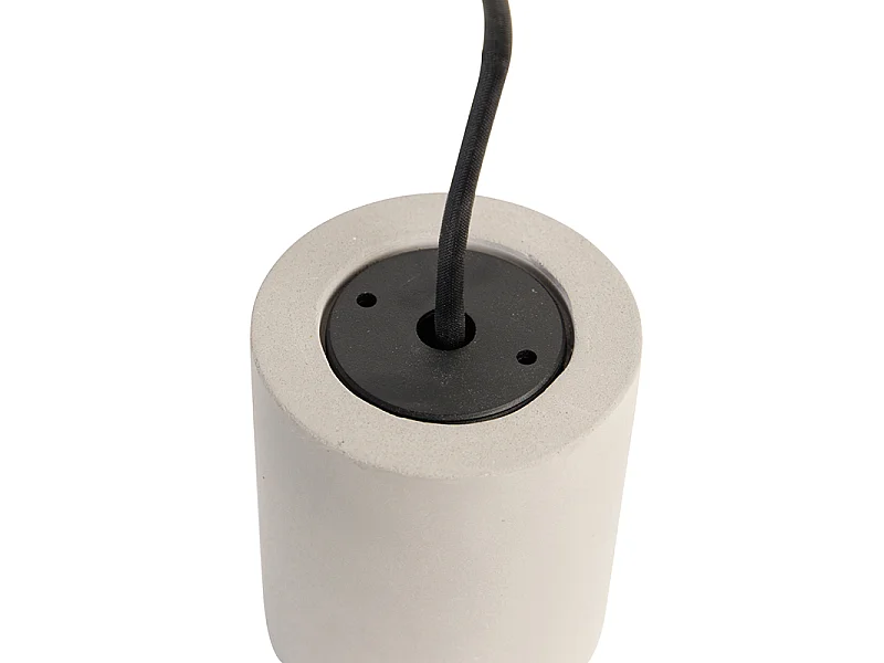 Spot de plafond rond en béton rustique - Deep