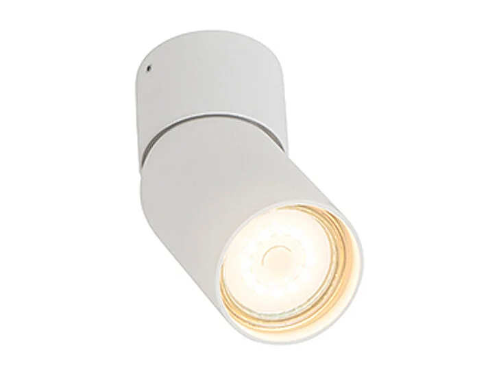 Spot en saillie moderne blanc GU10 50mm - Falo