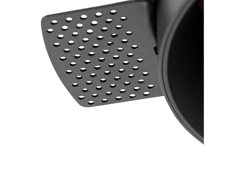 Spot encastré moderne noir GU10 AR111 rond sans enjoliveur - Oneon Honey