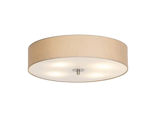 Plafonnier Country beige 50 cm - Tambour
