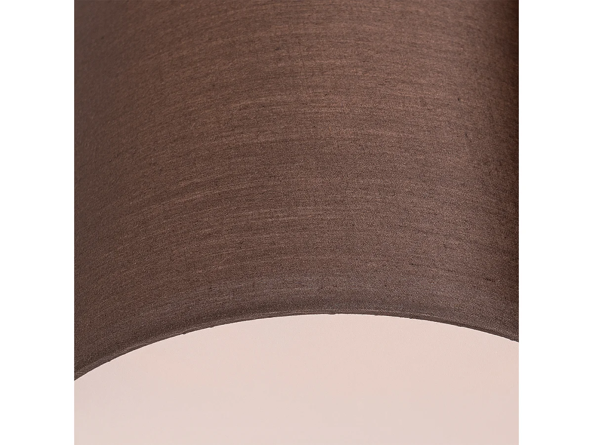 Plafonnier blanc gris et marron 5 lumières - Multidrum