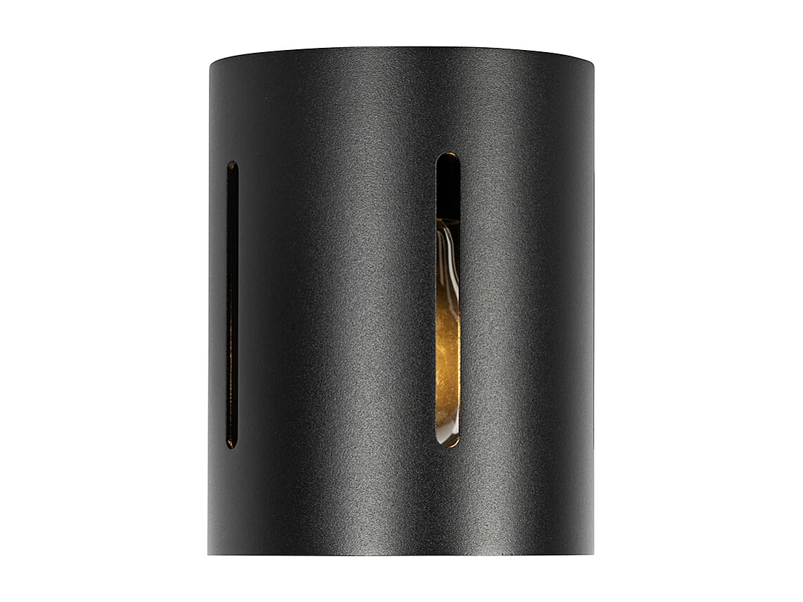 Plafonnier design noir avec effet de lumière - Yana