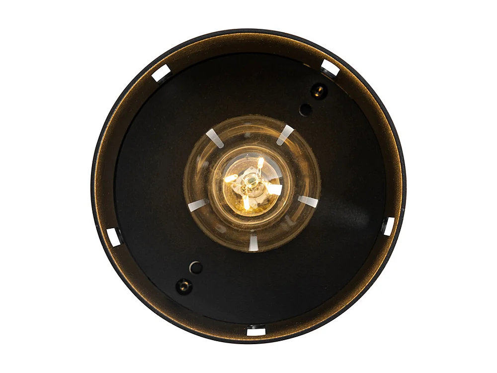 Plafonnier design noir - Yana