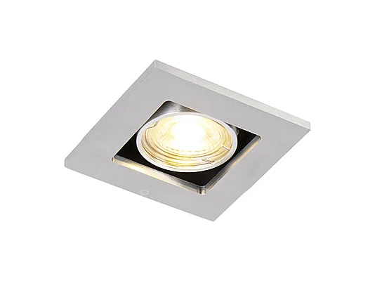 Spot encastrable intelligent aluminium avec WiFi GU10 inclinable - Qure