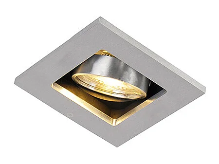 Spot encastrable intelligent aluminium avec WiFi GU10 inclinable - Qure