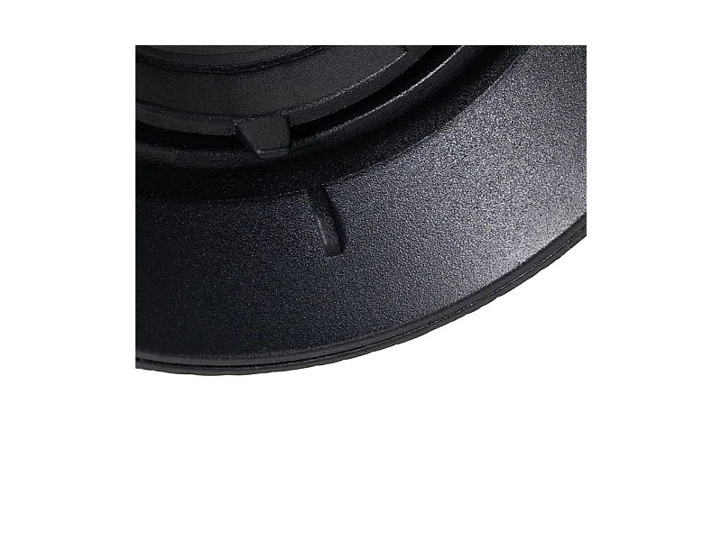 Spot encastré moderne noir GU10 rond sans bordure - Oneon