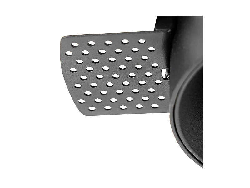 Spot encastré moderne noir GU10 rond sans bordure - Oneon