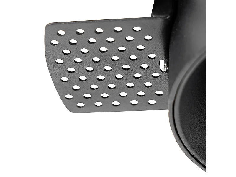 Spot encastré moderne noir GU10 rond sans bordure - Oneon