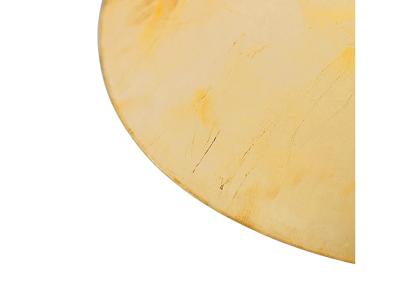 Plafonnier vintage noir avec or 60 cm - Emilienne