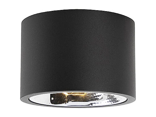 Spot de plafond moderne noir AR111 avec LED - Expert