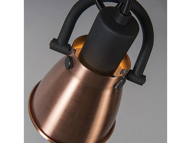 Spot de plafond orientable cuivré classique - Jos