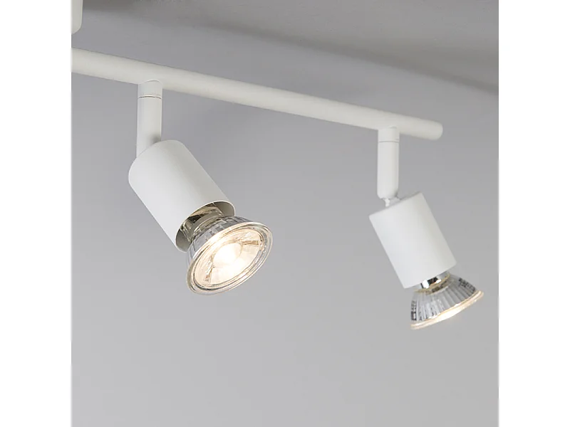 Spot moderne blanc inclinable - Jeany 4