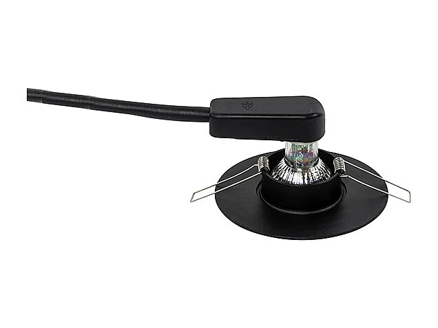 Spot encastré moderne noir 12 cm - Buco