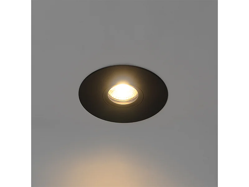 Spot encastré moderne noir 12 cm - Buco