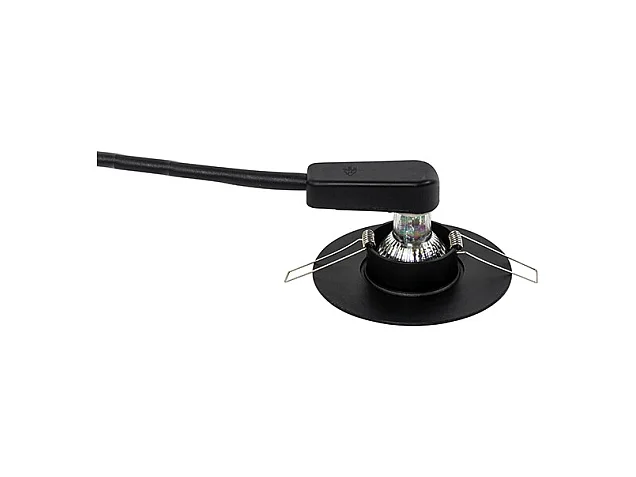 Spot encastré moderne noir 12 cm - Buco