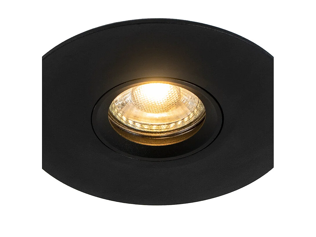 Spot encastré moderne noir 12 cm - Buco