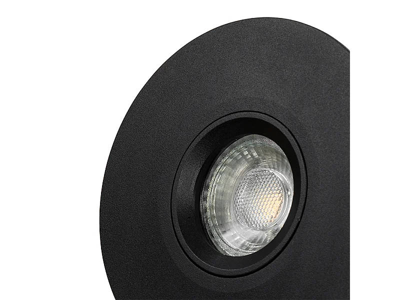 Spot encastré moderne noir 12 cm - Buco