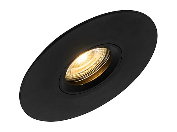 Spot encastré moderne noir 12 cm - Buco