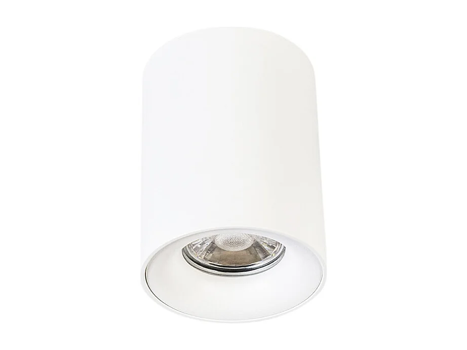 Spot en saillie moderne blanc GU10 50mm - Ronda