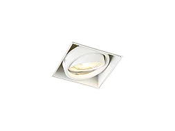 Spot encastré blanc GU10 orientable et inclinable sans bordure - Oneon