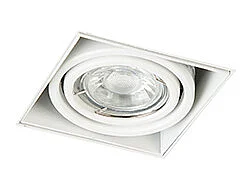 Spot encastré blanc GU10 orientable et inclinable sans bordure - Oneon