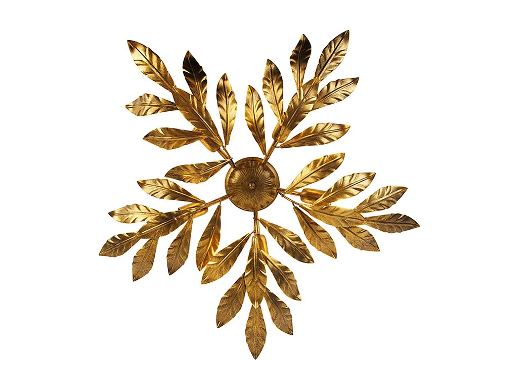 Plafonnier vintage or antique 5 lumières - Linden