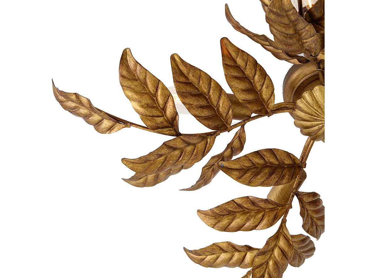 Plafonnier vintage or antique 5 lumières - Linden