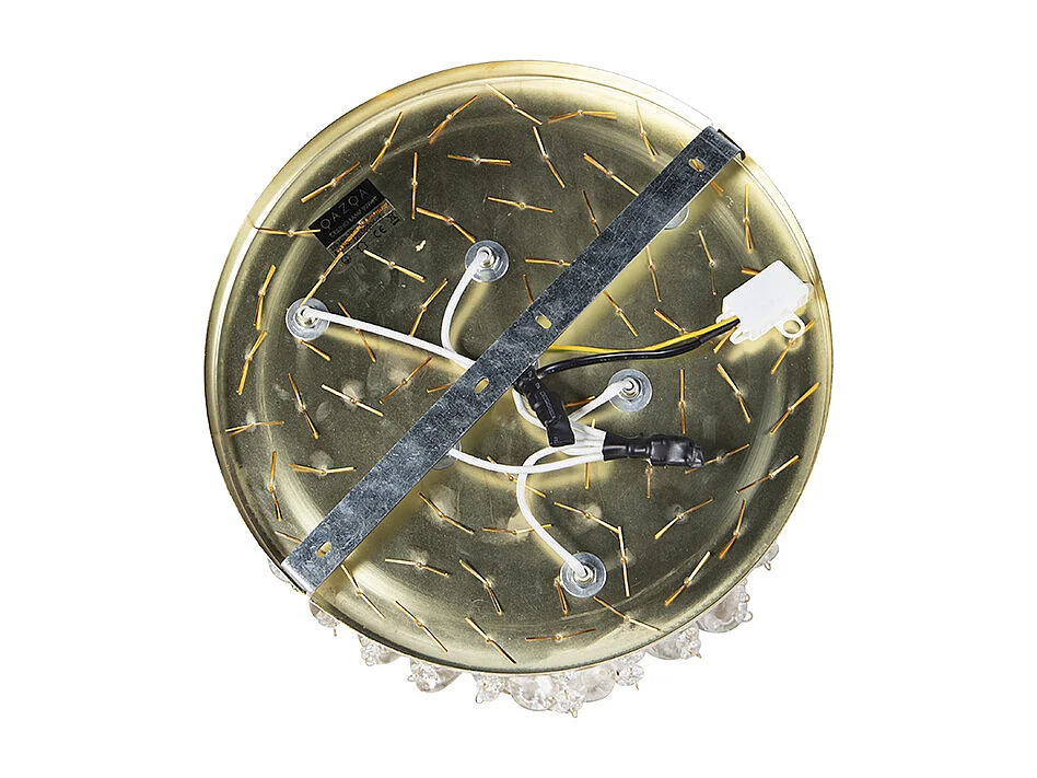 Plafonnier classique or / laiton 35 cm - Medusa