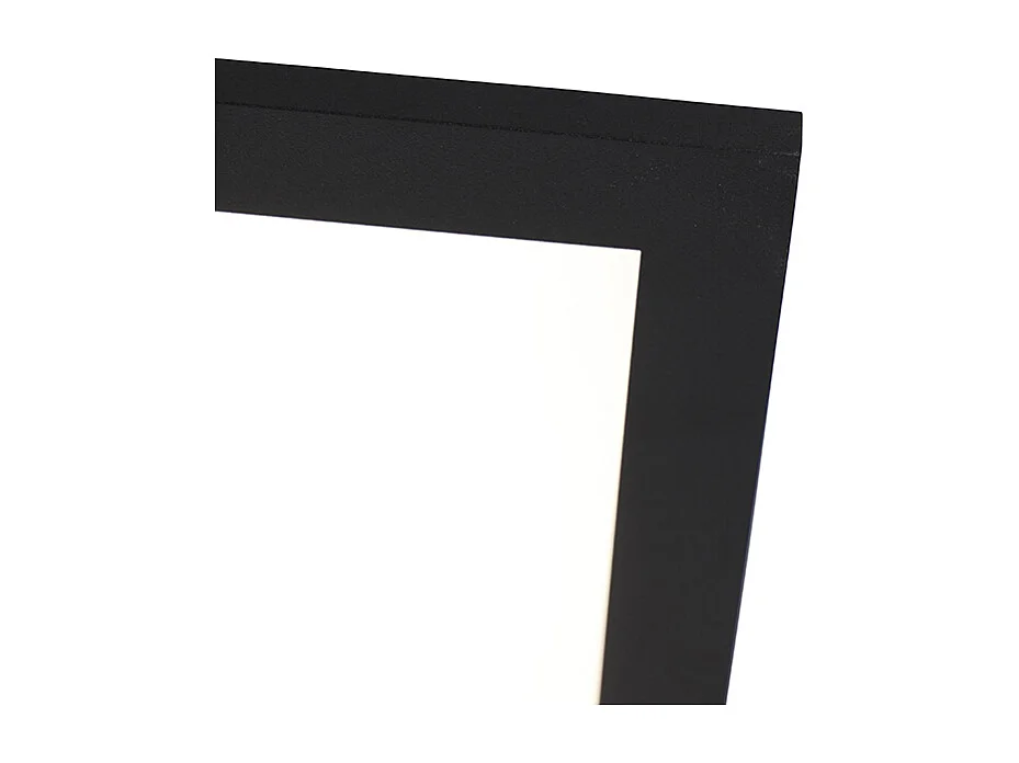 Plafonnier noir 80 cm avec LED et télécommande - Liv