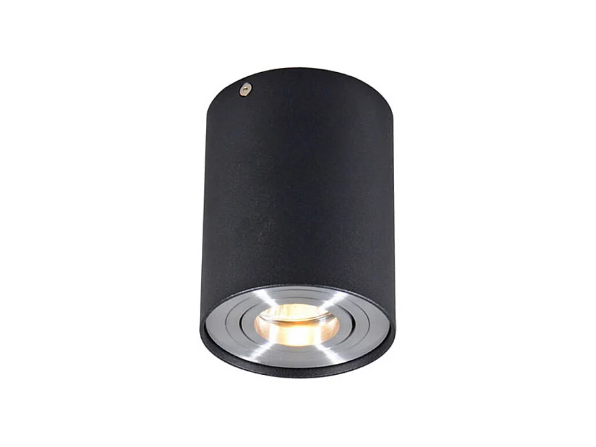 Ensemble de 6 spots de plafond Rondoo Up gris foncé